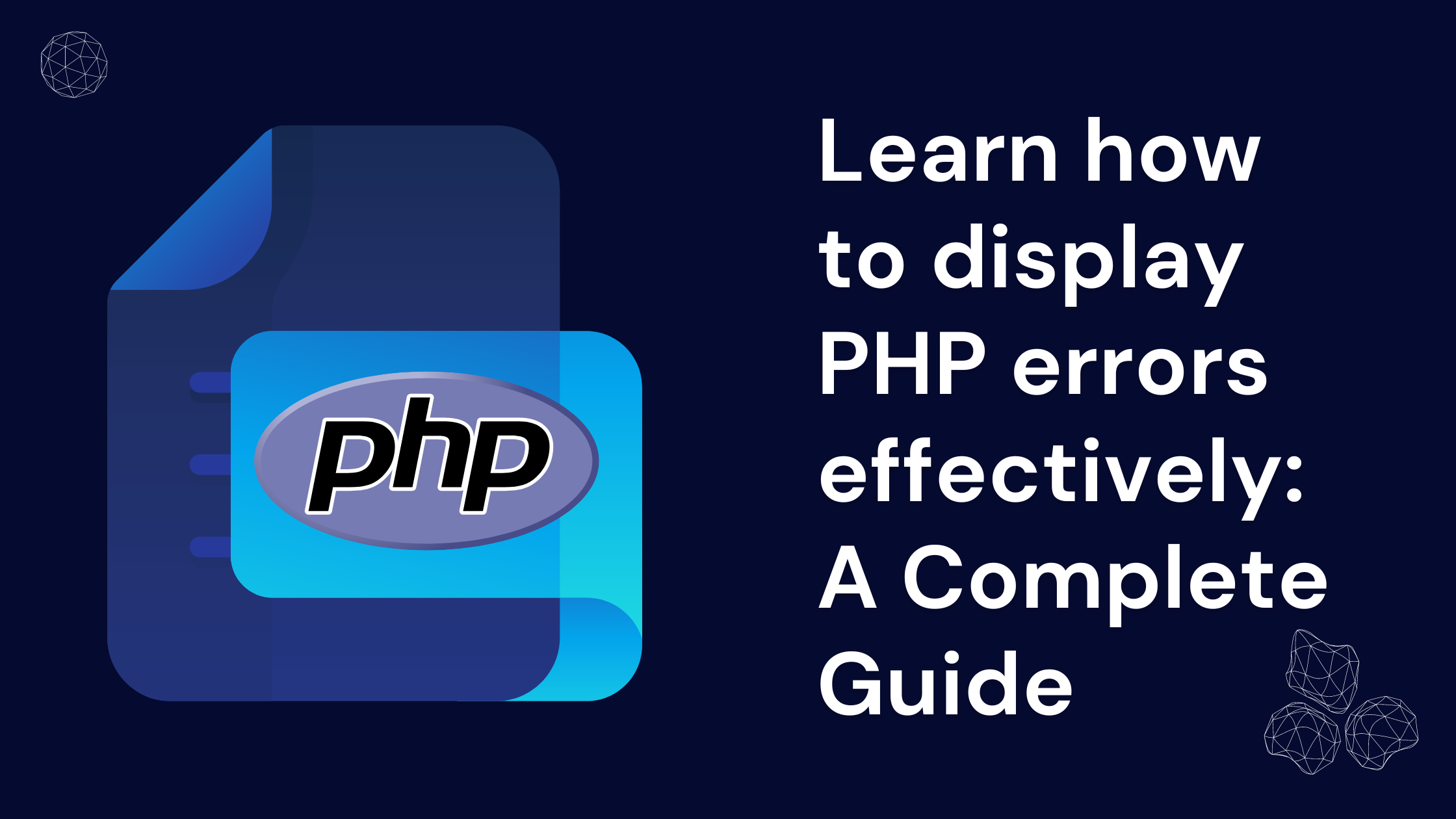 How do I get PHP errors to display